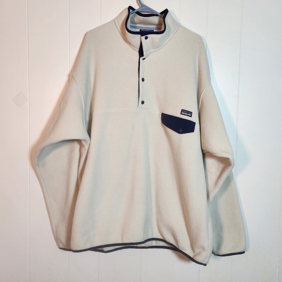 Patagonia Other - Patagonia Synchilla Snap-T Long Sleeve Cream Pullover Men’s Size XL